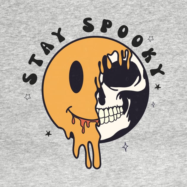 Stay Spooky Smiley Skull by FiveThirtyOne